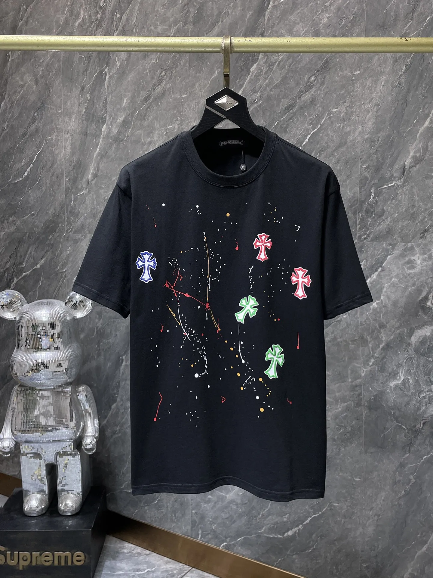 8965# Chrome Hearts 26ss g g 1 1 ：Black White Sizes：S、M、L、XL.